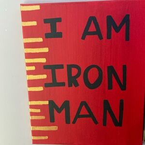 homemade canvas painting